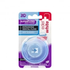 Зубная нитка-флос Edel+White Расширяющаяся (25 м)