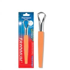 Очиститель языка Fawnmum Tongue Scraper Steel Оранжевый