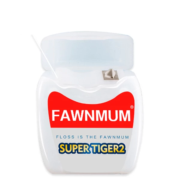Зубная нить Fawnmum Waxed Dental SUPER TIGER2 (PE) 50м