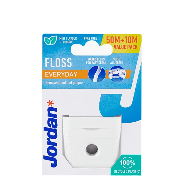 Зубная нить Jordan Everyday Floss с воском (60 м.) ЕС