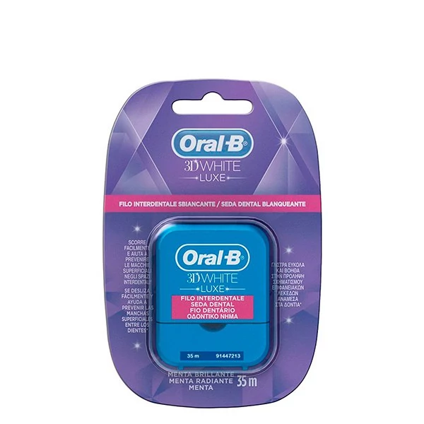 Зубная нить Oral-B 3DWhite Luxe (35 м.) ЕС