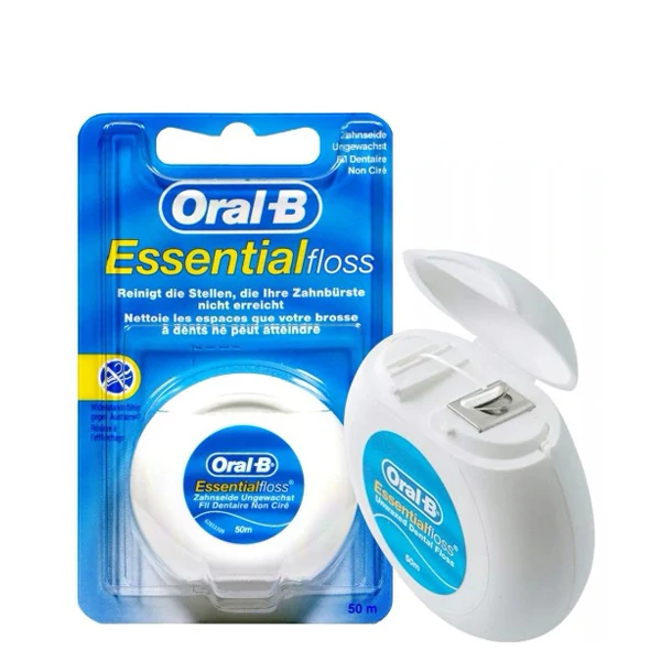 Зубная нить Oral-B Essential Floss без воска 50м (1 шт.)