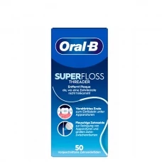 Oral-B зубная нить Super Floss (50 ниток в упаковке)