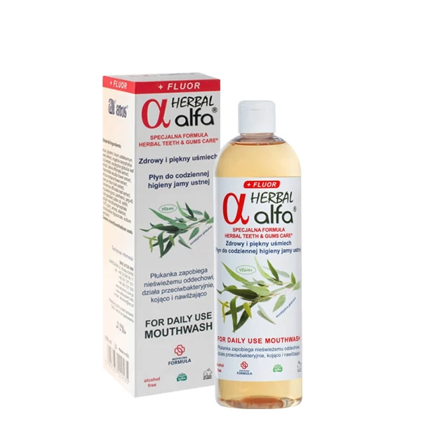 Ополаскиватель Alfa Herbal Fluor+ травяной (500 мл.) ЕС