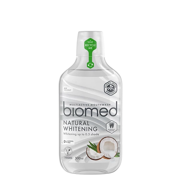 Ополаскиватель для полости рта Biomed Super White со вкусом мяты и кокоса (500 мл.) ЕС