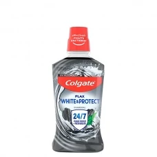 Ополаскиватель для рта Colgate Plax White+Charcoal 0% Alcohol (500 мл.) ЕС