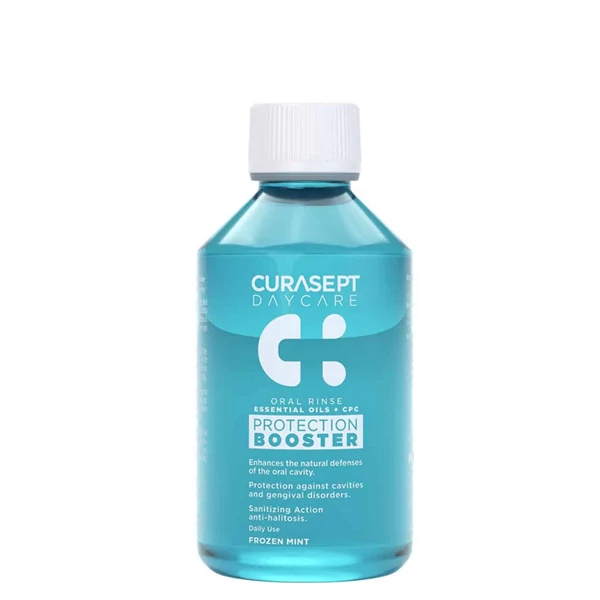 Ополаскиватель Curasept Daycare Booster Frozen Mint антибактериальный (500 мл.) ЕС