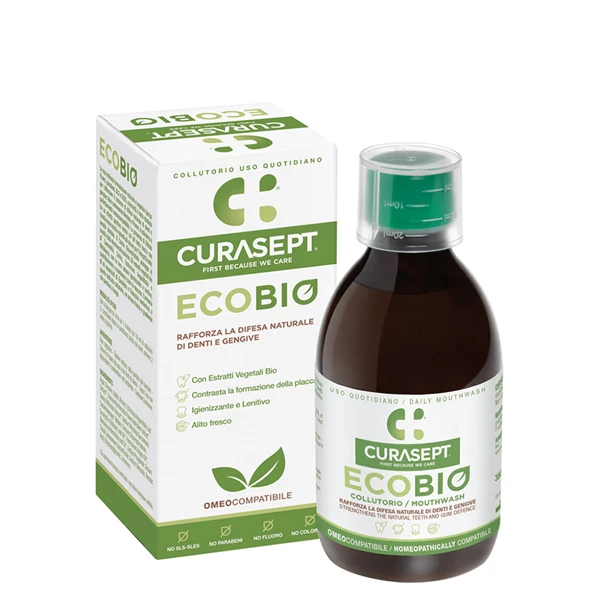 Ополаскиватель Curasept Ecobio без фтора и ментола (300 мл.) ЕС