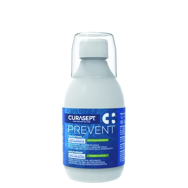 Ополаскиватель Curasept Prevent postbiotics для защиты десен и слизистой оболочки (300 мл.) ЕС