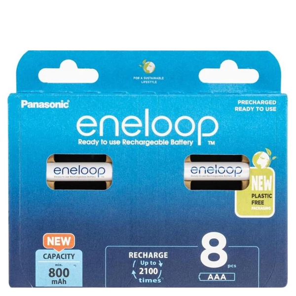Аккумулятор Panasonic Eneloop BK-4MCDE/8BE AAA 800mAh NiMH (8 шт.) ЕС