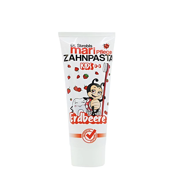 Детская зубная паста Dr. Strobls Strawberry (для детей 0-6 лет) (75 мл.) ЕС