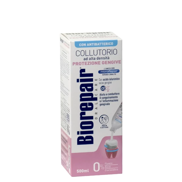 Ополаскиватель BIOREPAIR PLUS &quot;Уход за десной с гиалуроновой кислотой&quot; (500 мл.) ЕС
