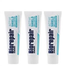 Зубная паста Biorepair Active Shield &quot;Активная защита от кариеса&quot; без фтора (75 мл.) (3 шт.) ЕС