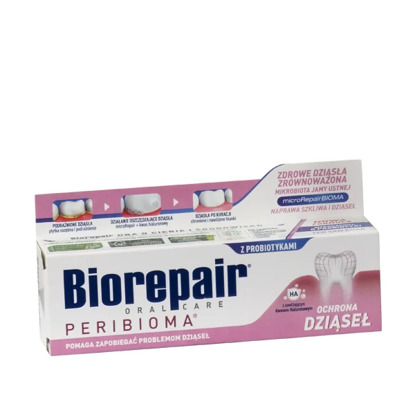Зубная паста Biorepair PERIBIOMA Gum Protection для защиты десен (без фтора) (75 мл.) ЕС