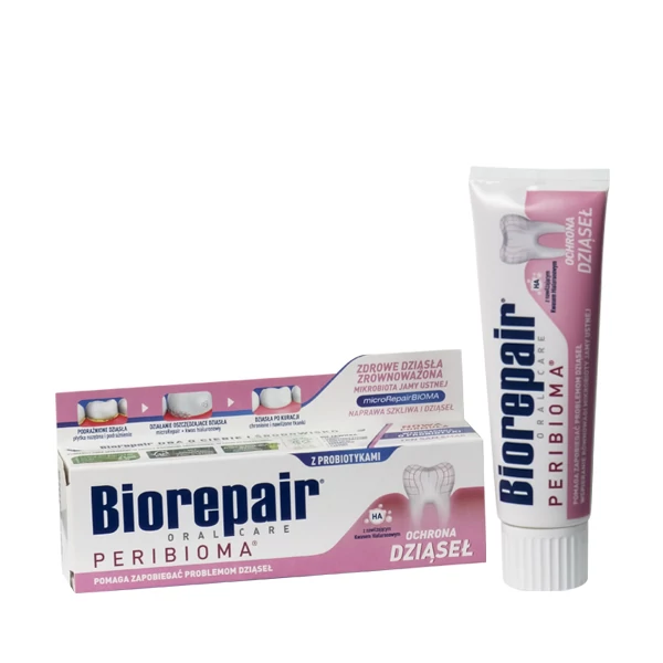 Зубная паста Biorepair PERIBIOMA Gum Protection для защиты десен (без фтора) (75 мл.) ЕС