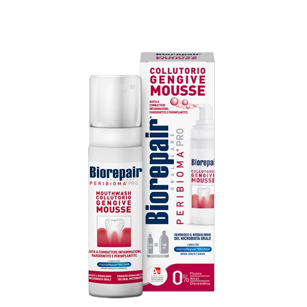 Зубной мусс Biorepair PRO PERIBIOMA (200 мл.)