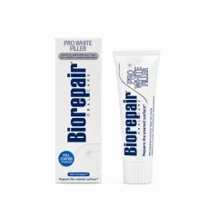 Отбеливающая зубная паста Biorepair PRO White для восстановления поверхности эмали (без фтора) (75 мл.)
