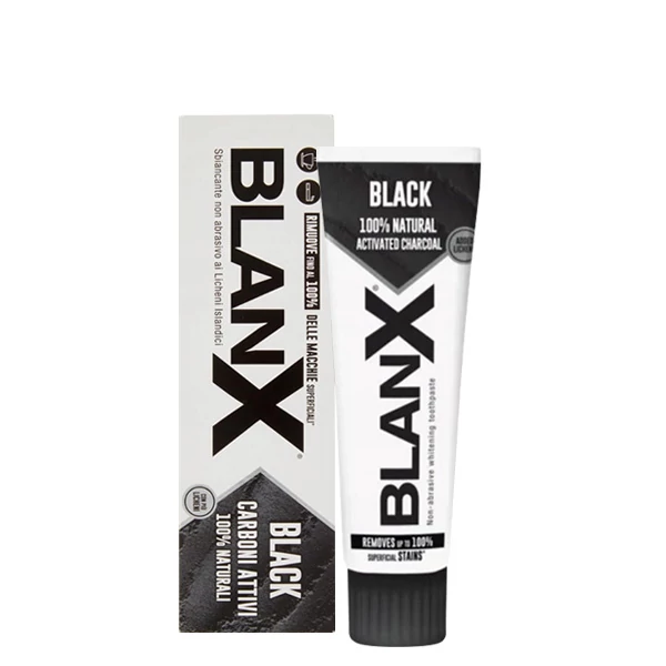 Зубная паста Blanx Carboni Attivi отбеливающая с активированным углем (75 мл.) ЕС