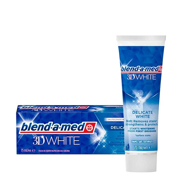 Зубная паста Blend-A-Med 3D White Delicate White (75 мл.) ЕС