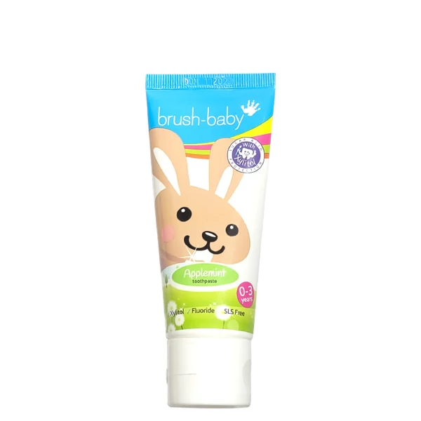 Зубная паста Brush-Baby AppleMint для детей в возрасте от 0 до 3 лет (50 мл.)