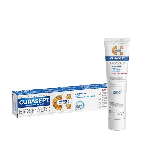 Зубная паста CURASEPT Biosmalto Junior 7-12 лет (75 мл.) ЕС