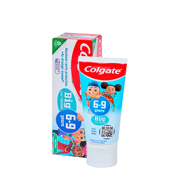 Зубная паста Colgate Big Kid's Smiles 6-9 лет со вкусом мяты (50 мл.) ЕС