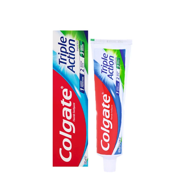 Зубная паста Colgate Triple Action Original Mint Fluoride (100 мл.) ЕС