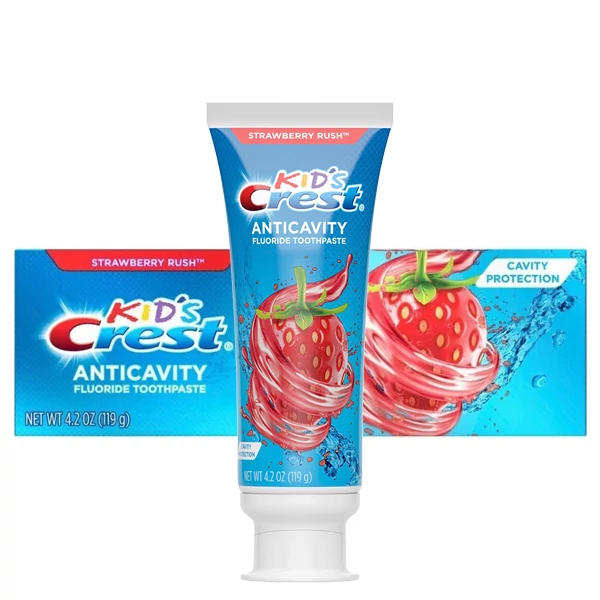 Детская зубная паста Crest kid's Anticavity Strawberry Rush 119г