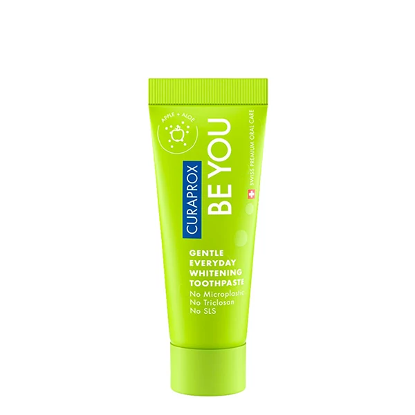 Зубная паста Curaprox Be You Gentle Whitening с яблоком и алоэ (10 мл.)