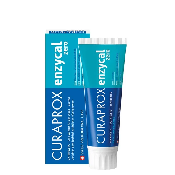 Зубная паста Curaprox Enzycal Zero для деликатной профилактики (без фтора) (10 мл.) ЕС