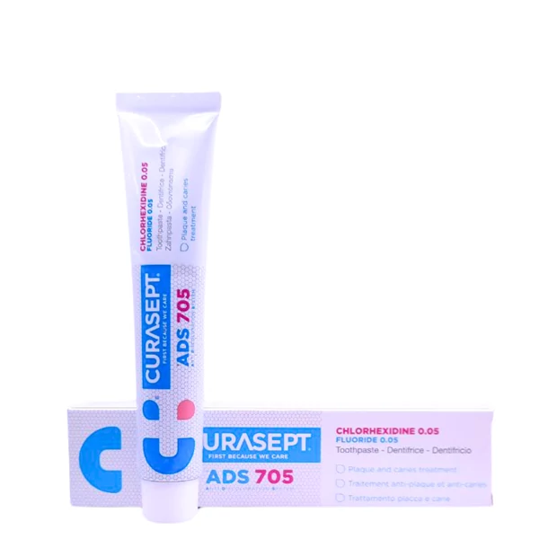 Зубная паста Curasept ADS DNA 705 с хлоргексидином 0,05% (1450 ppm) (75 мл.) ЕС
