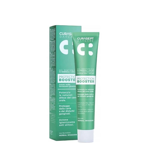 Зубная паста Curasept Daycare Booster со вкусом трав (900 ppm) (75 мл.) ЕС