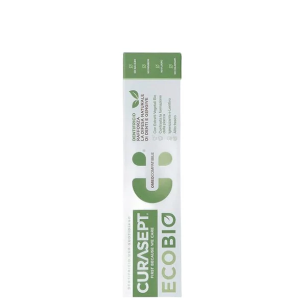 Зубная паста Curasept Ecobio натуральная (без фтора) (75 мл.) ЕС