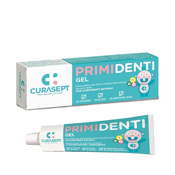 Гель для прорезывания зубов Curasept Primi Denti для младенцев (20 мл.) ЕС