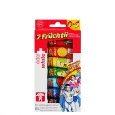 Детская зубная паста Edel+White Kids с 7 разными вкусами (7 шт.) (9,4 мл.)