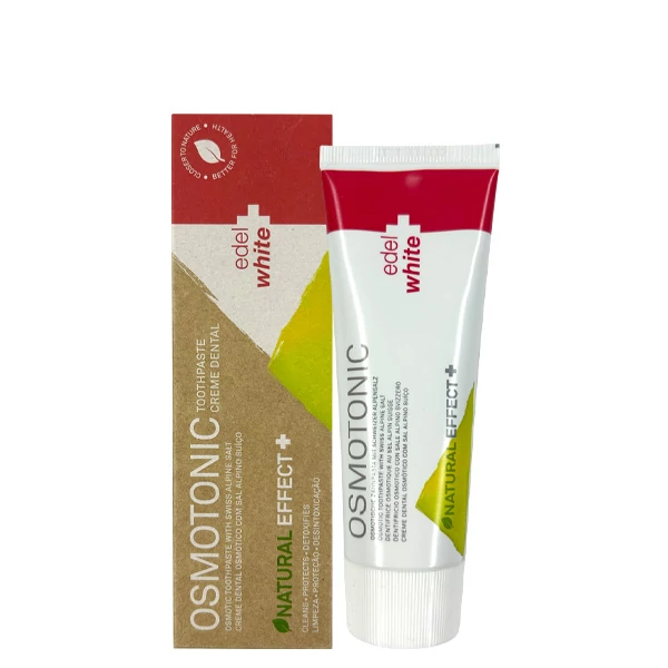 Зубная паста Edel+White Osmotonic с альпийской солью (без фтора) (75 мл)
