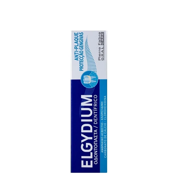 Зубная паста Elgydium Anti-Plaque для удаления зубного налета (без фтора) (100 мл.)
