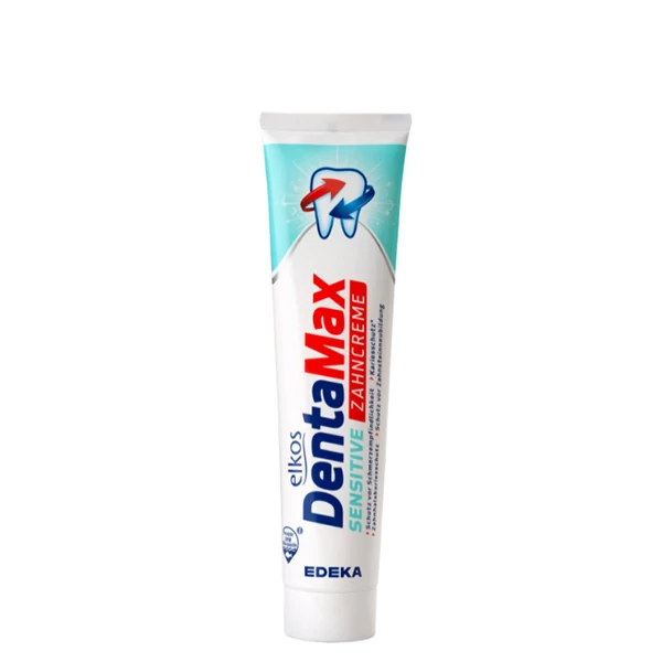 Зубная паста Elkos DentaMax Sensitive для чувствительных зубов с фтором (125 мл.) ЕС