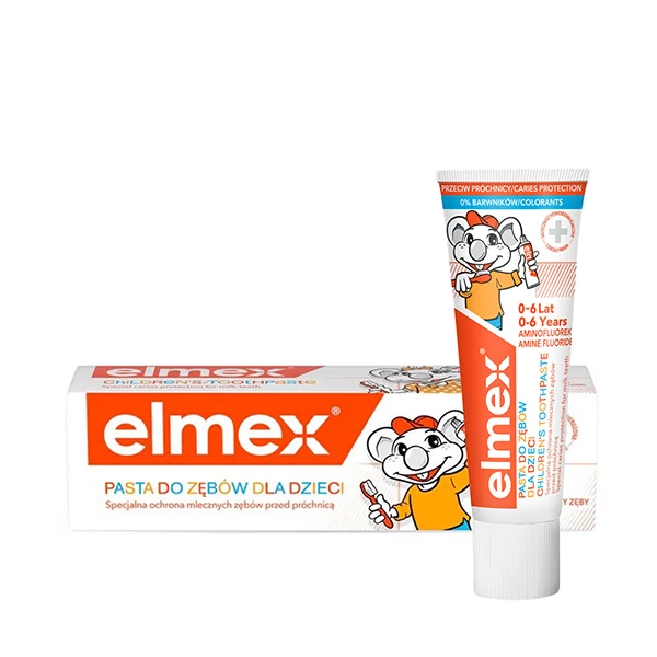 Детская зубная паста Elmex для (0-6 лет) защита молочных зубов (50 мл.) ЕС