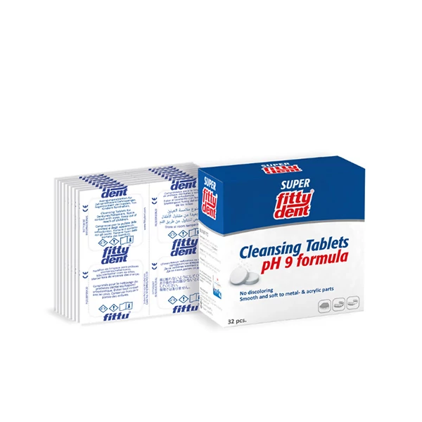 Таблетки для чистки зубных протезов Fittydent Super (32 шт.) ЕС