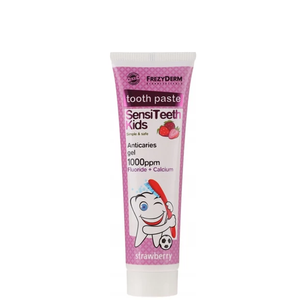 Детская зубная паста Frezyderm SensiTeeth Kids против кариеса 1000ppm (50 мл.)