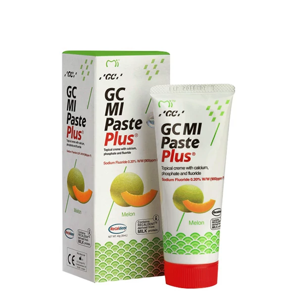 Крем для зубов GC Mi Paste Plus Melon со вкусом дыни с фтором (35 мл.)