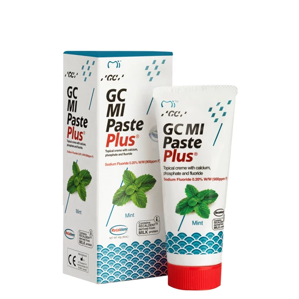 Крем для зубов GC Mi Paste Plus Mint со вкусом мяты с фтором (35 мл.) ЕС