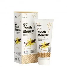 Крем для зубов GC Tooth Mousse Vanilla со вкусом ванили без фтора (35 мл.) ЕС