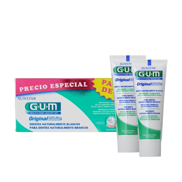 Зубная паста GUM Original White (2x75 мл.) ЕС