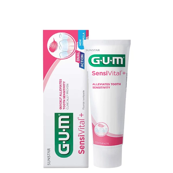 Зубная паста GUM SensiVital+ для чувствительных десен и зубов (75 мл.) ЕС