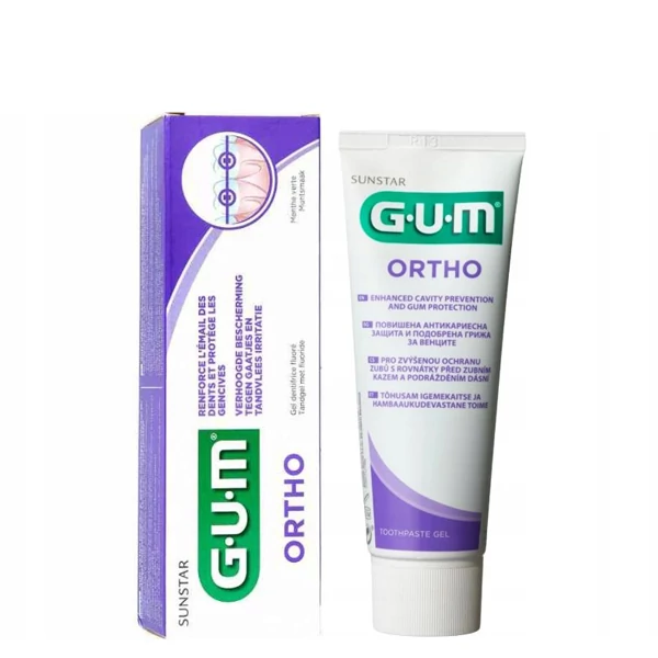 Зубная паста GUM Sunstar Ortho Ортодонтическая (75 мл.) ЕС