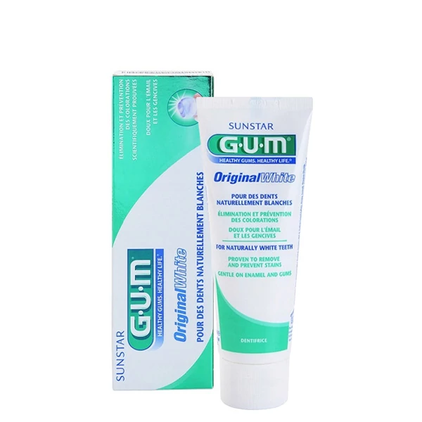 Зубная паста Gum Original White для мягкого отбеливания (75 мл.) ЕС