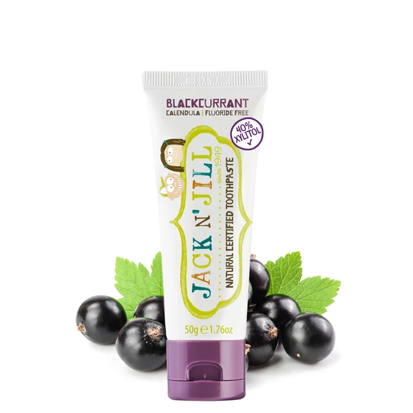Детская зубная паста Jack N' Jill Black currant от 2 лет (без фтора) (50 мл.) ЕС