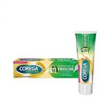 Крем для фиксации зубных протезов Corega сильная фиксация и свежесть (40 г.) ЕС